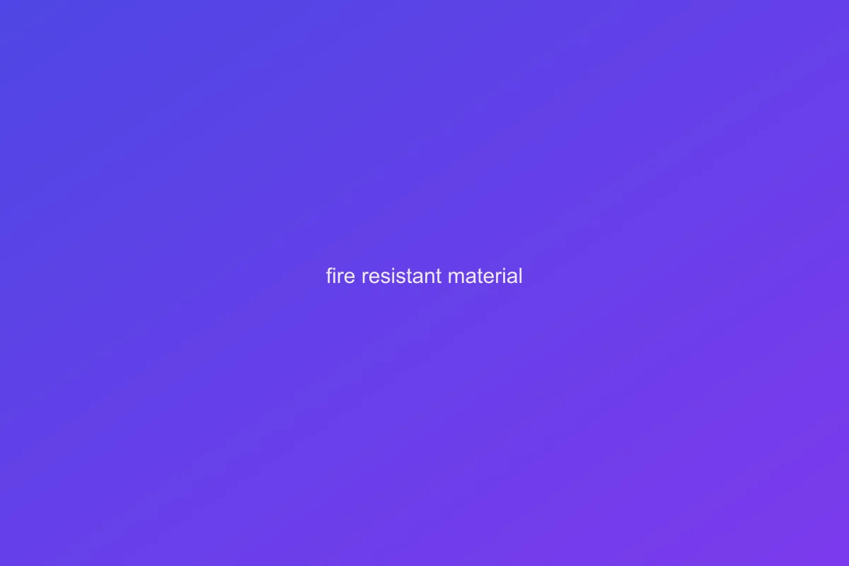 Fire Resistance benefit